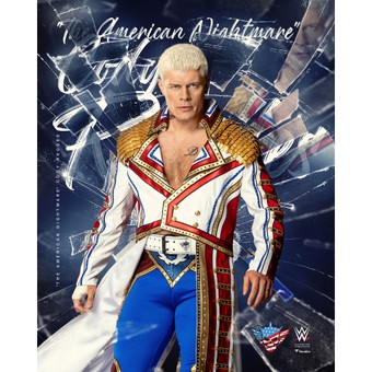 Cody Rhodes Unsigned 16" x 20" Shattered Photograph