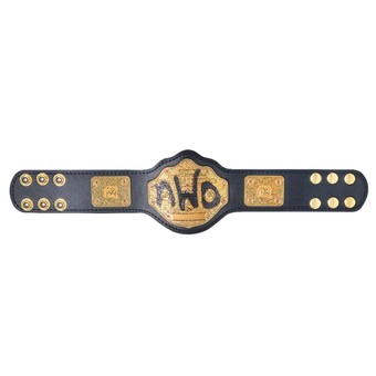 nWo Spray Paint WCW Championship Mini Replica Title Belt