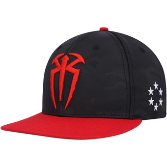 Men's Black/Red Roman Reigns G.O.D. Mode Snapback Hat