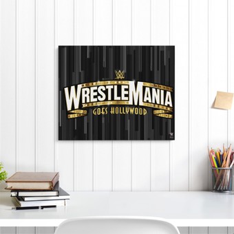 WrestleMania 39 Stretched 16" x 20" Canvas Giclee Print by Charlie Turano III